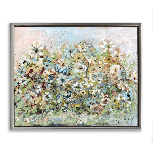 Stupell Industries; Stupell Industries Bold Garden Blooms Floating Frame Design by Roy Ebert; Category:Framed Art; Image:1
